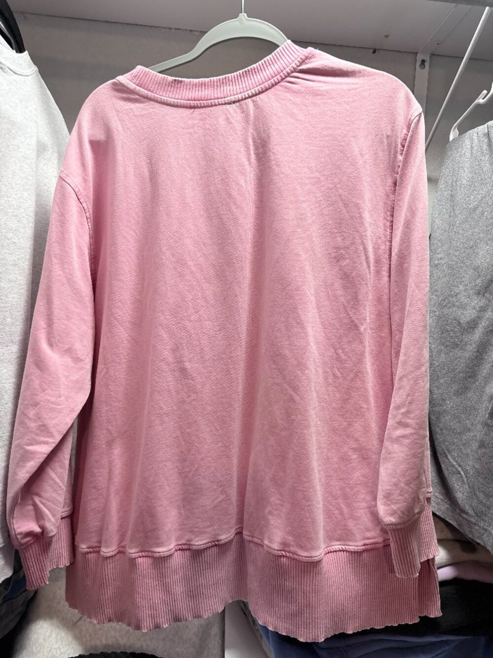 WOMEN'S LONG SLEEVE PINK SHIRT